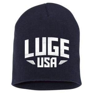 USA Luge Team Short Acrylic Beanie