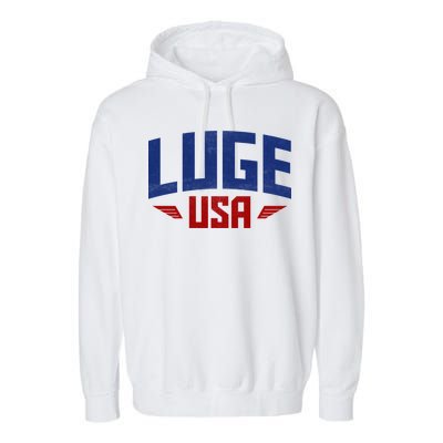 USA Luge Team Garment-Dyed Fleece Hoodie