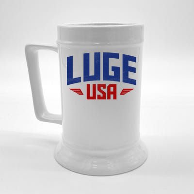 USA Luge Team Beer Stein