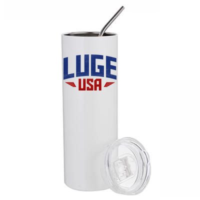 USA Luge Team Stainless Steel Tumbler