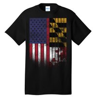 USA Maryland Flag Tall T-Shirt