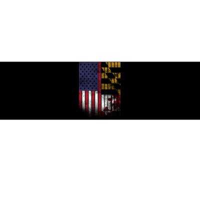 USA Maryland Flag Bumper Sticker