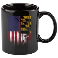 USA Maryland Flag 11oz C Handle Ceramic Mug