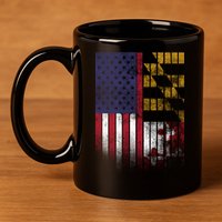 USA Maryland Flag 11oz C Handle Ceramic Mug