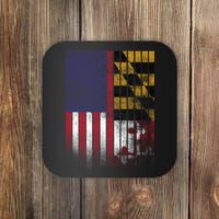 USA Maryland Flag Coaster