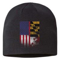 USA Maryland Flag Sustainable Beanie