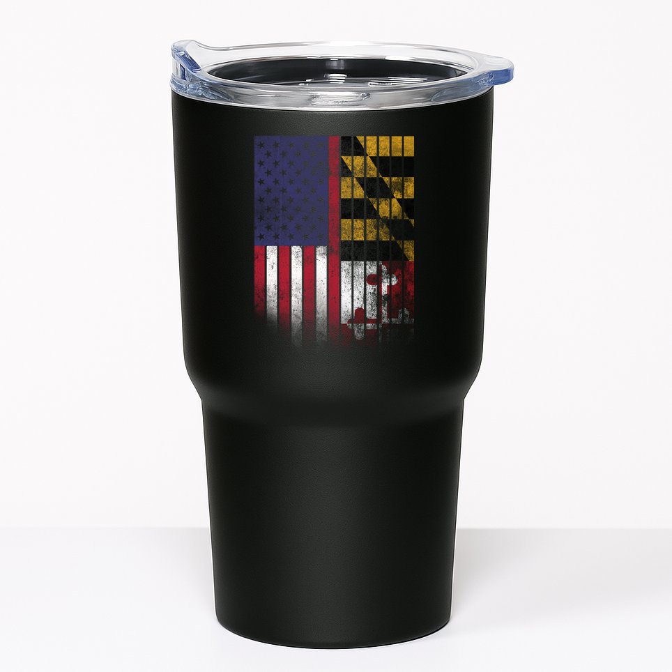 USA Maryland Flag Tumbler