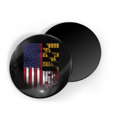 USA Maryland Flag Magnet