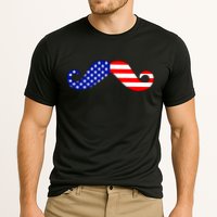 USA Mustache American Stache Cooling Performance Crew T-Shirt