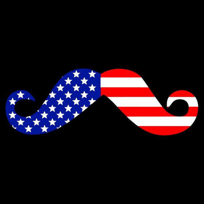 USA Mustache American Stache Sustainable Bucket Hat