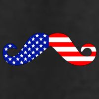 USA Mustache American Stache Adult Drive Performance Visor