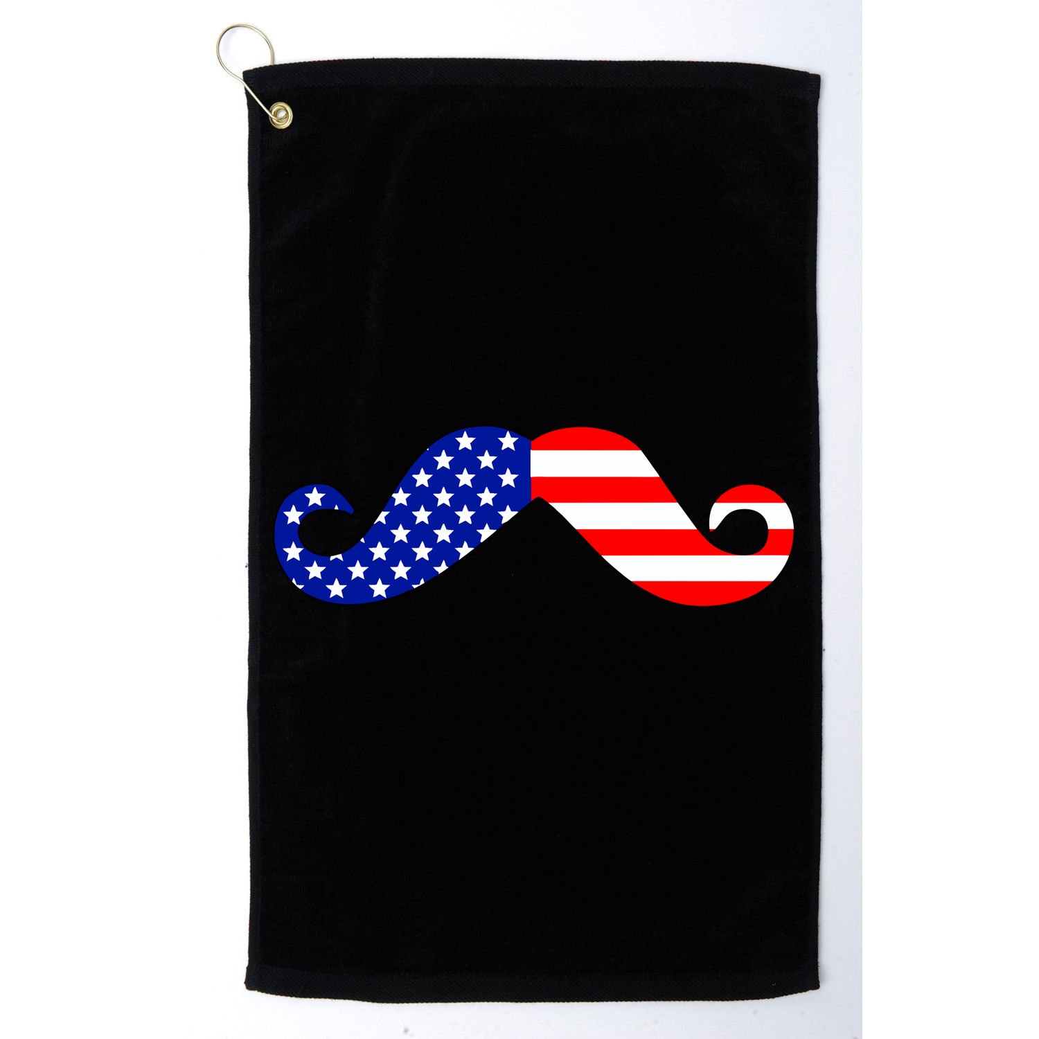 USA Mustache American Stache Golf Towel