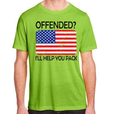 USA Offended I'll Help You Pack Adult ChromaSoft Performance T-Shirt