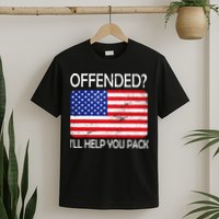 USA Offended I'll Help You Pack T-Shirt