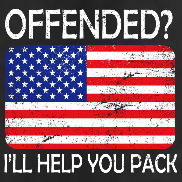 USA Offended I'll Help You Pack Adult Drive Performance Visor