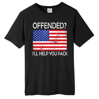 USA Offended I'll Help You Pack Tall Fusion ChromaSoft Performance T-Shirt