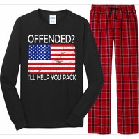 USA Offended I'll Help You Pack Long Sleeve Pajama Set