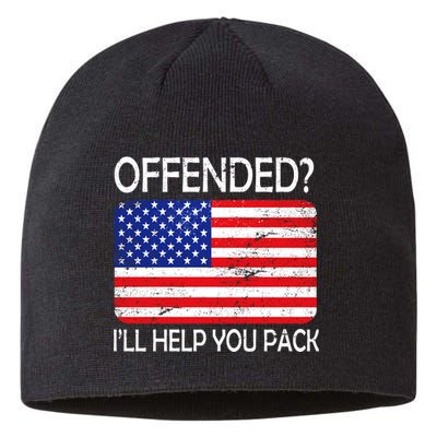 USA Offended I'll Help You Pack Sustainable Beanie