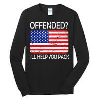 USA Offended I'll Help You Pack Tall Long Sleeve T-Shirt