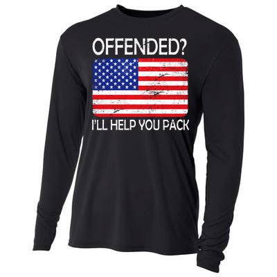 USA Offended I'll Help You Pack Cooling Performance Long Sleeve Crew