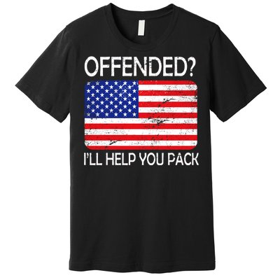 USA Offended I'll Help You Pack Premium T-Shirt