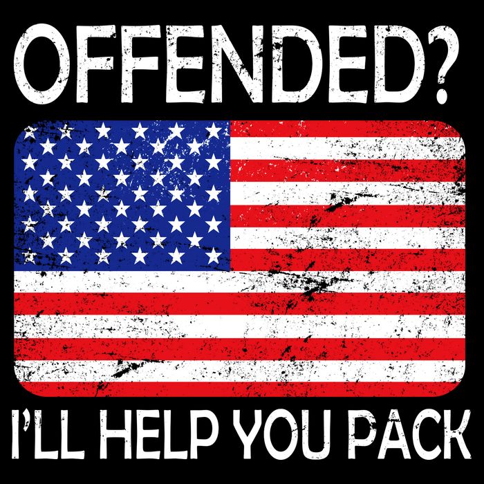 USA Offended I'll Help You Pack Baby Bodysuit