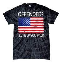 USA Offended I'll Help You Pack Tie-Dye T-Shirt