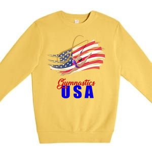 USA Olympics Gymnastics Team Premium Crewneck Sweatshirt