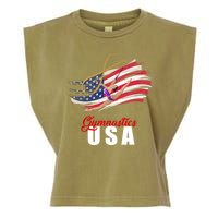 USA Olympics Gymnastics Team Garment-Dyed Women's Muscle Tee
