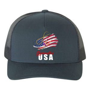 USA Olympics Gymnastics Team Yupoong Adult 5-Panel Trucker Hat