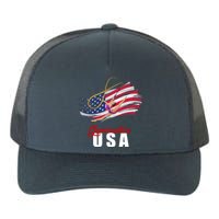 USA Olympics Gymnastics Team Yupoong Adult 5-Panel Trucker Hat