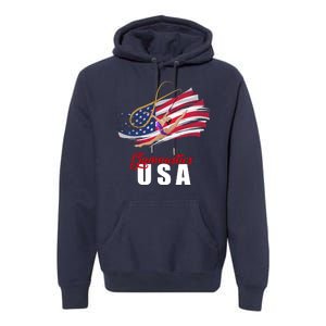 USA Olympics Gymnastics Team Premium Hoodie