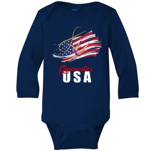 USA Olympics Gymnastics Team Baby Long Sleeve Bodysuit