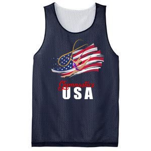 USA Olympics Gymnastics Team Mesh Reversible Basketball Jersey Tank