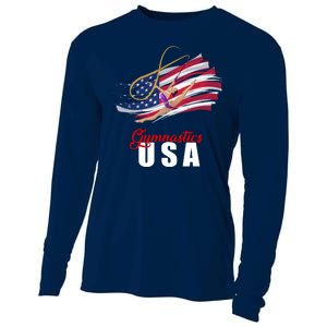 USA Olympics Gymnastics Team Cooling Performance Long Sleeve Crew