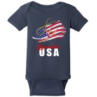 USA Olympics Gymnastics Team Baby Bodysuit