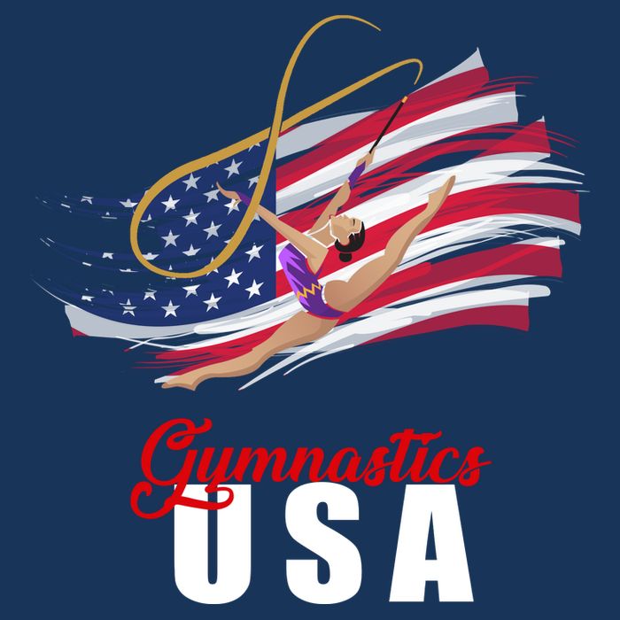 USA Olympics Gymnastics Team Baby Bodysuit
