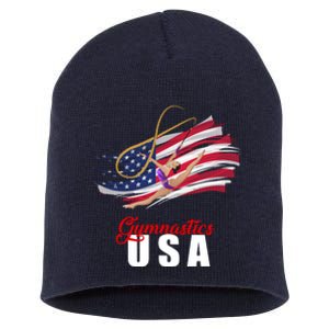 USA Olympics Gymnastics Team Short Acrylic Beanie