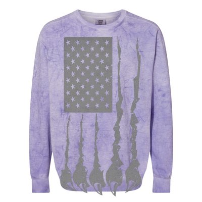 USA Panther Claw Colorblast Crewneck Sweatshirt