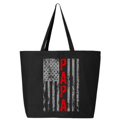 USA PAPA Retro Vintage Flag 25L Jumbo Tote