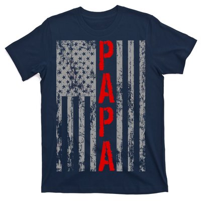 USA PAPA Retro Vintage Flag T-Shirt