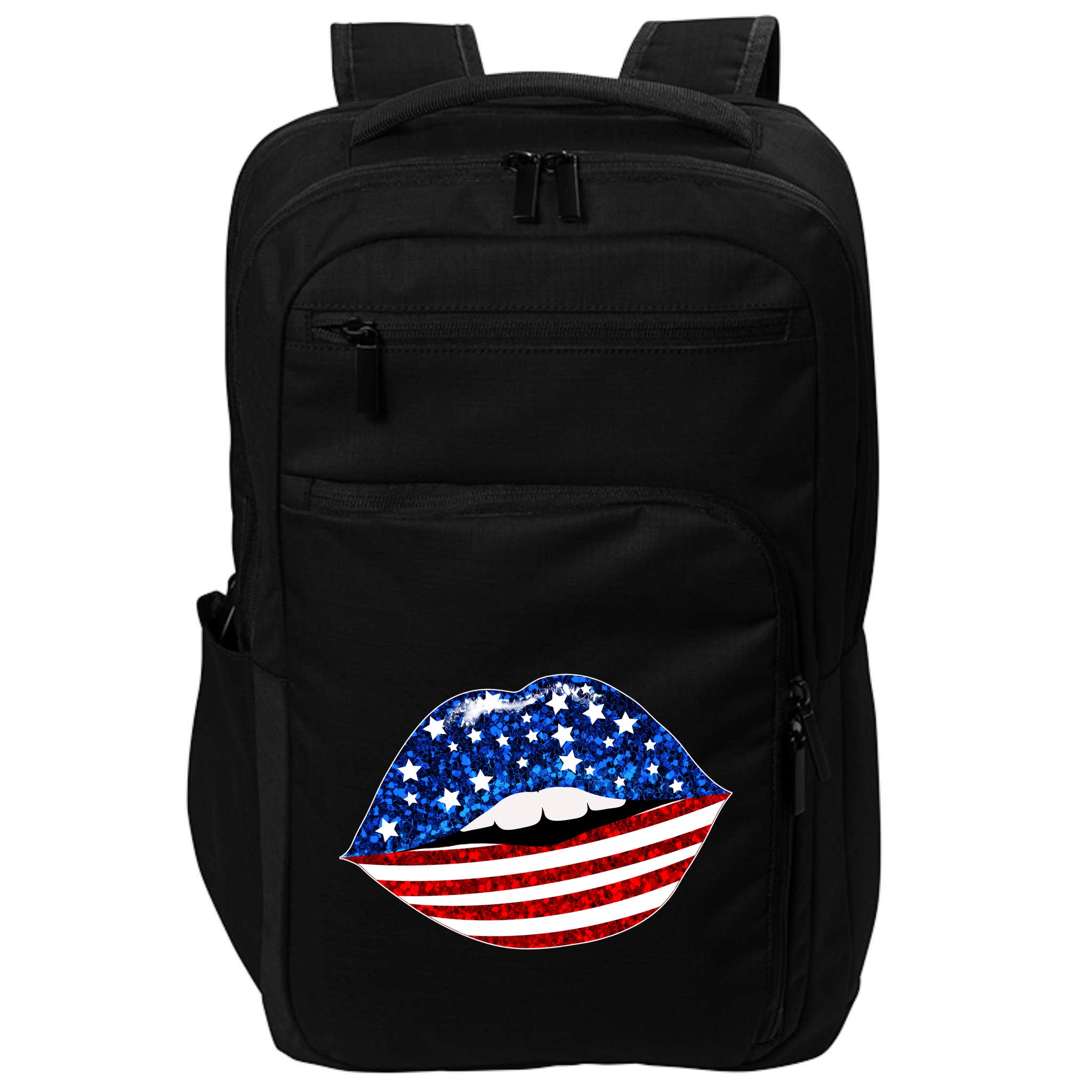 USA Patriotic Lips Of America Impact Tech Backpack
