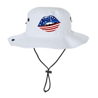 USA Patriotic Lips Of America Legacy Cool Fit Booney Bucket Hat