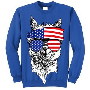 USA Patriotic Llama Sweatshirt