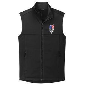 USA Patriotic Llama Collective Smooth Fleece Vest