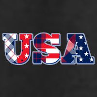 USA Patriotic Logo Star Stripes Patterns Trucker Hat