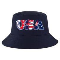 USA Patriotic Logo Star Stripes Patterns Cool Comfort Performance Bucket Hat