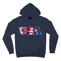 USA Patriotic Logo Star Stripes Patterns Hoodie