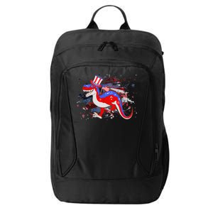 USA Patriotic Presidential Dinosaur City Backpack