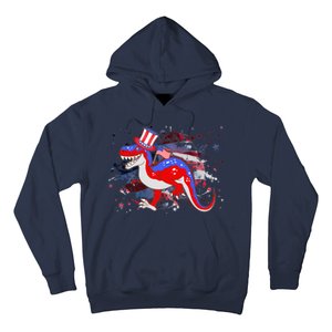 USA Patriotic Presidential Dinosaur Hoodie